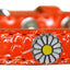 Dog, Puppy & Pet Designer Croc Widget Collar, "White Daisies"