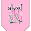 Pet and Dog Bandana Screen Printed, "It's All About That XOXO"