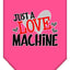 Pet and Dog Bandana Screen Printed, "Love Machine"