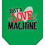 Pet and Dog Bandana Screen Printed, "Love Machine"