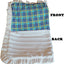 Dog, Puppy & Pet or Cat Sleepytime Cuddle Blankets, "Plaids" (Choose from: Pink, Blue or Aqua!)