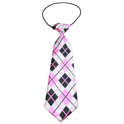 Big Dog Neck Ties, "Pink Argyle"