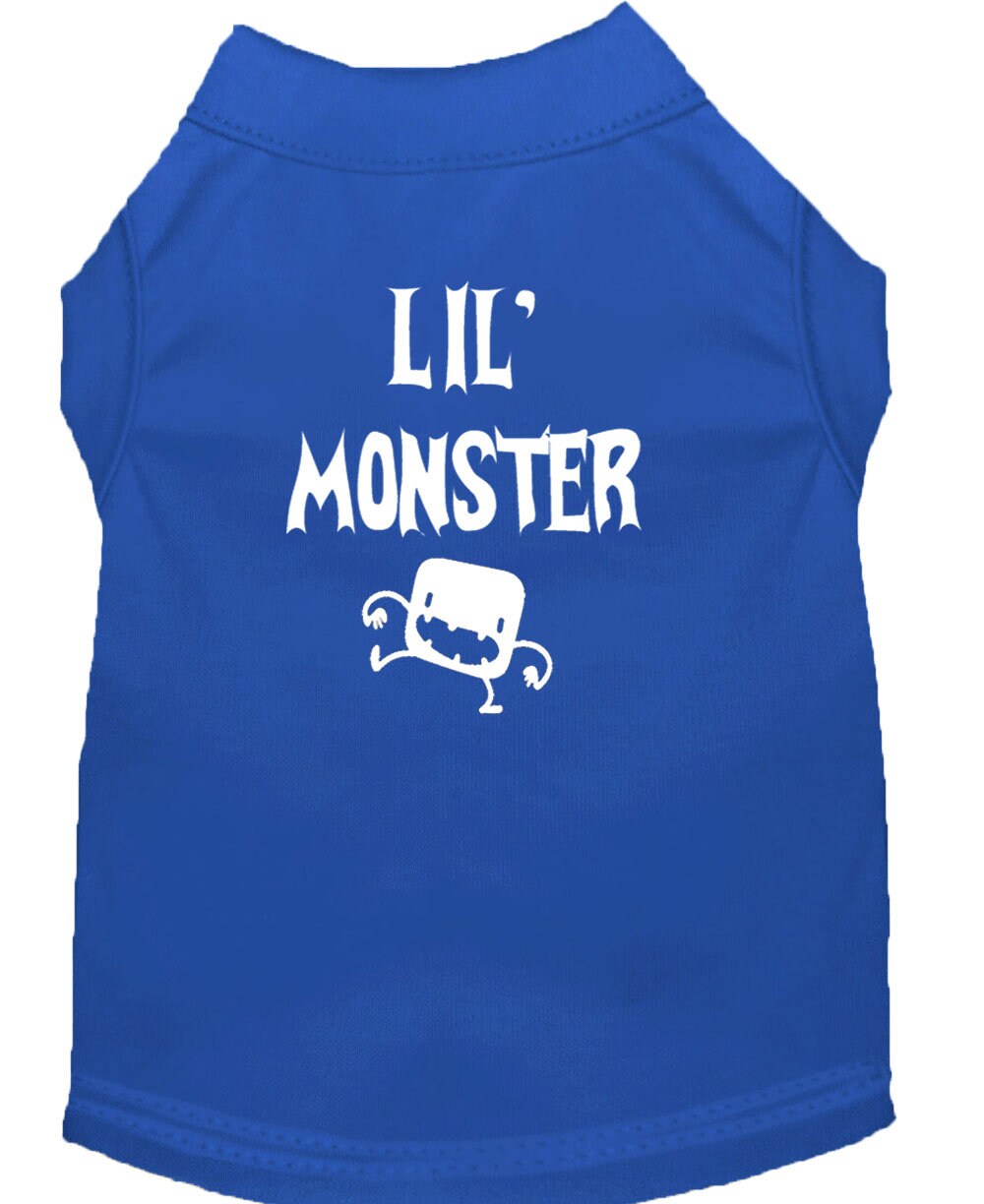 Halloween Pet Dog & Cat Shirt Screen Printed, "Lil Monster"