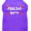 Halloween Pet Dog & Cat Shirt Screen Printed, "Feeling Batty"