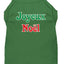 Christmas Screenprinted Dog Shirt, "Joyeux Noel"