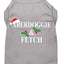 Christmas Screenprinted Dog Shirt, "Aberdoggie & Fetch"