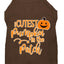 Halloween Pet Dog & Cat Shirt Screen Printed, "Cutest Pumpkin In The Patch"