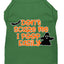 Halloween Pet Dog & Cat Shirt Screen Printed, "Don't Scare Me, I Poop Easily"