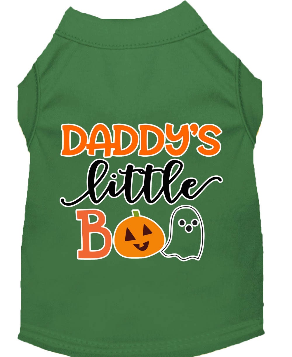 Halloween Pet Dog & Cat Shirt Screen Printed, "Daddy's Little Boo"