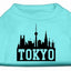 Pet Dog & Cat Shirt Screen Printed, "Tokyo Skyline"