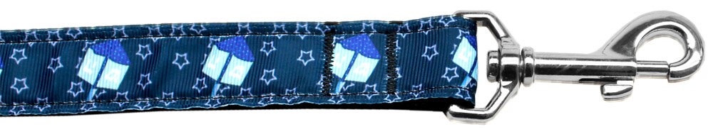 Hanukkah Pet Dog & Cat Nylon Collar or Leash, "Dreidel, Dreidel, Dreidel"