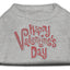 Pet Dog & Cat Shirt Rhinestone, "Happy Valentine's Day"