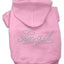 Pet, Dog & Cat Hoodie Rhinestone, "Angel"