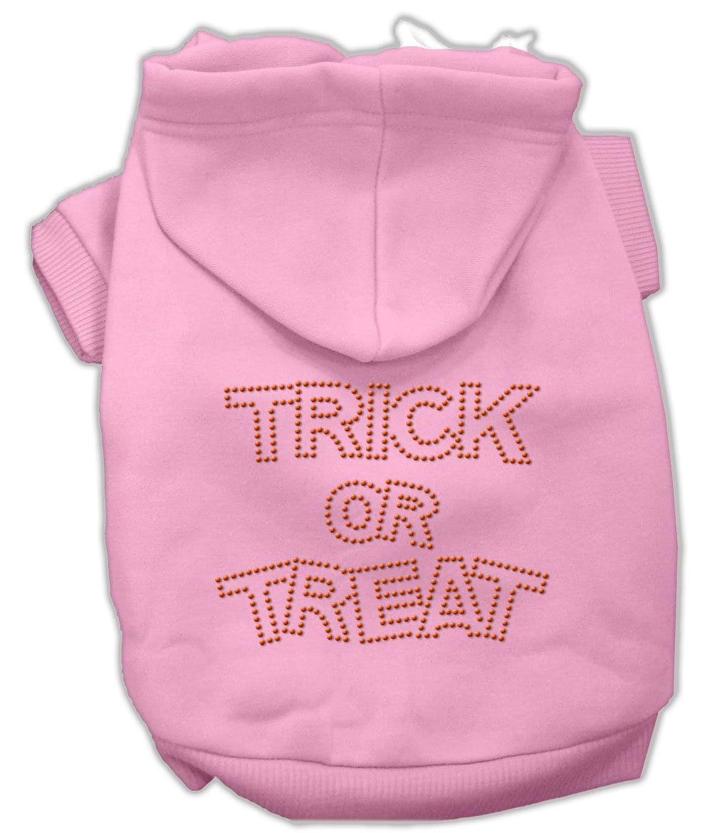 Halloween Pet Dog & Cat Hoodie Rhinestone, "Trick Or Treat"