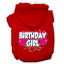 Pet, Dog & Cat Hoodie Screen Printed, "Birthday Girl"