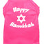 Hanukkah Pet Dog & Cat Shirt Screen Printed, "Happy Hanukkah"