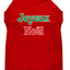 Christmas Screenprinted Dog Shirt, "Joyeux Noel"