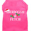 Christmas Screenprinted Dog Shirt, "Aberdoggie & Fetch"