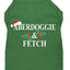 Christmas Screenprinted Dog Shirt, "Aberdoggie & Fetch"