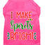 Christmas Pet Dog & Cat Shirt Screen Printed, "I Make Spirits Bright"