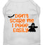 Halloween Pet Dog & Cat Shirt Screen Printed, "Don't Scare Me, I Poop Easily"