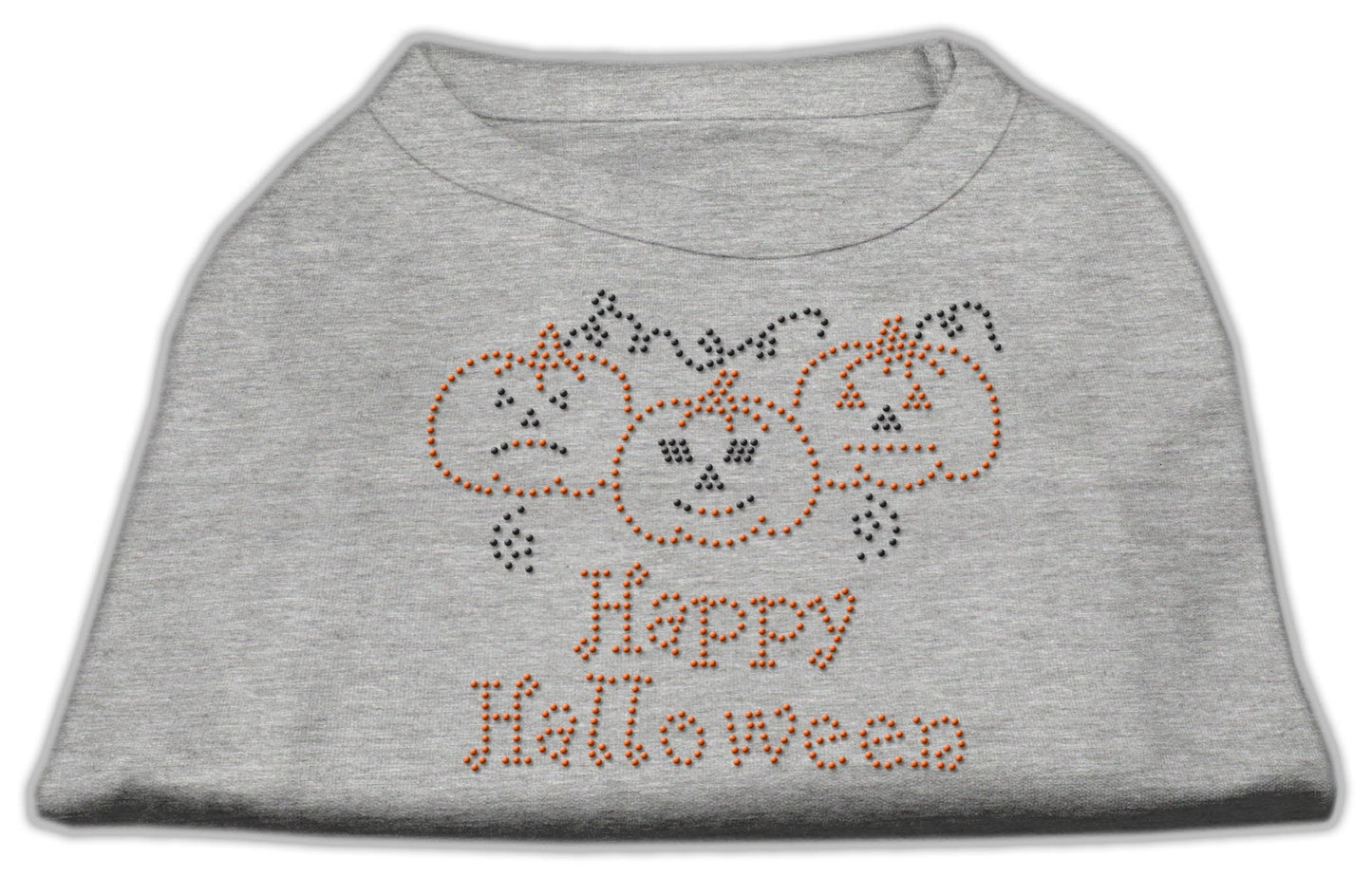 Halloween Pet Dog & Cat Shirt Rhinestone, "Happy Halloween"