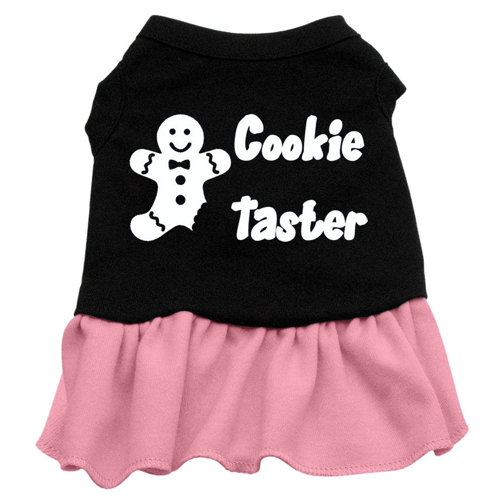 Christmas Pet Dog & Cat Dress Screen Printed, "Cookie Taster"