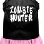 Halloween Pet Dog & Cat Dress Screen Printed, "Zombie Hunter"