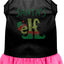 Christmas Pet Dog & Cat Dress Rhinestone, "Santa's Elf"