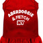 Dog Dress, Dog Dress, Screen Printed, "Aberdoggie & Fetch NY"