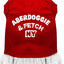 Dog Dress, Dog Dress, Screen Printed, "Aberdoggie & Fetch NY"