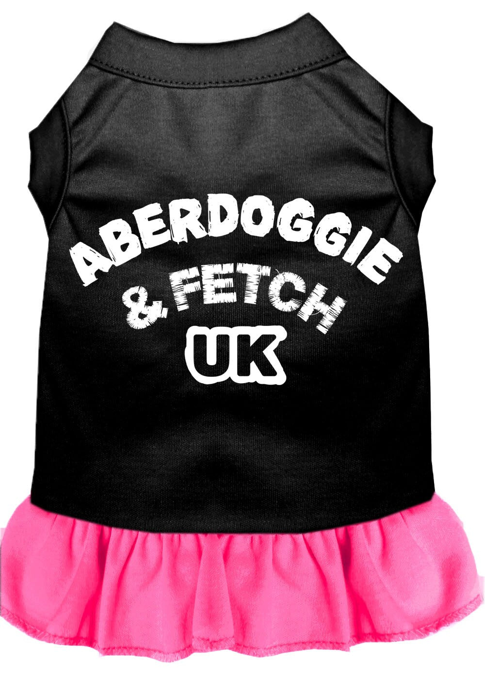 Dog Dress, Dog Dress, Screen Printed, "Aberdoggie & Fetch UK"