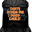 Halloween Pet Dog & Cat Dress Screen Printed, "Don't Scare Me, I Poop Easily"