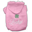 Pet, Dog & Cat Hoodie Rhinestone, "Lucky"