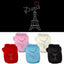 Pet, Dog & Cat Hoodie Rhinestone, "Paris"