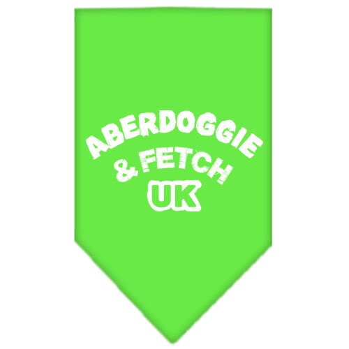 Pet and Dog Bandana Screen Printed,  "Aberdoggie & Fetch UK"