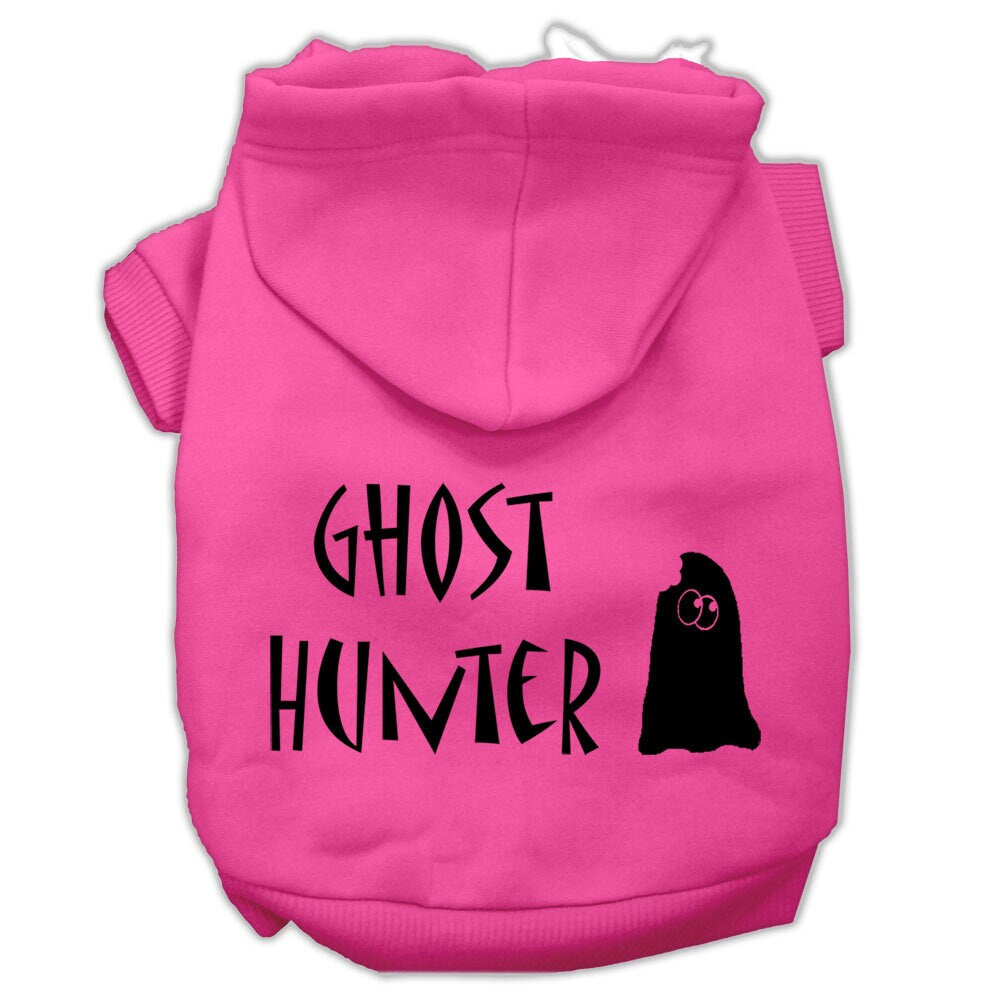 Halloween Pet, Dog & Cat Hoodie Screen Printed, "Ghost Hunter"