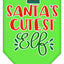 Christmas Pet and Dog Bandana Screen Printed, "Santa's Cutest Elf"