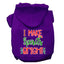 Christmas Pet Dog & Cat Hoodie Screen Printed, "I Make Spirits Bright"