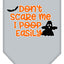 Halloween Pet and Dog Bandana Screen Printed, "Don't Scare Me, I Poop Easily"