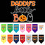 Halloween Pet and Dog Bandana Screen Printed, "Daddy's Little Boo"