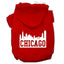 Pet, Dog & Cat Hoodie Screen Printed, "Chicago Skyline"