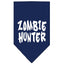 Halloween Pet and Dog Bandana Screen Printed, "Zombie Hunter"