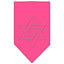 Pet and Dog Bandana Rhinestone, "Star Of David"