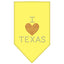 Pet and Dog Bandana Rhinestone, "I Heart Texas"