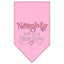 Christmas Pet and Dog Bandana Rhinestone, "Naughty, But In A Nice Way"