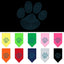 Pet and Dog Bandana Rhinestone, "Paw Blue"