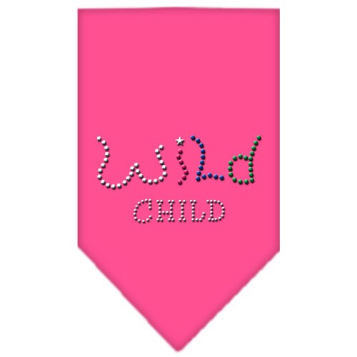 Pet and Dog Bandana Rhinestone, "Wild Child"