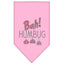 Christmas Pet and Dog Bandana Rhinestone, "Bah Humbug"