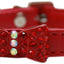 Dog, Puppy & Pet Fashion Collar, "Bow-Dacious Crystal"